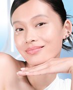  photo of person with glass skin