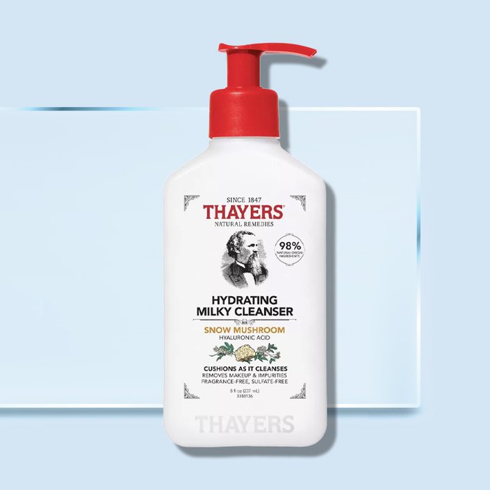 Thayers Milky Face Cleanser with Snow Mushroom and Hyaluronic Acid