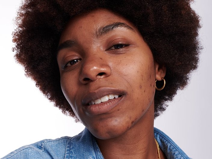 person looking at the camera