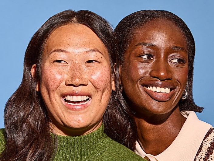Photo of two women smiling 