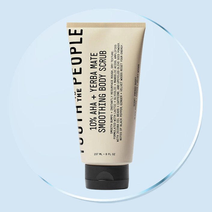 Youth to the People 10% AHA + Yerba Mate Smoothing Energy Body Scrub